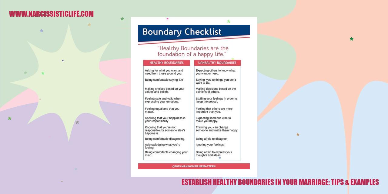 Establish Healthy Boundaries in Your Marriage: Tips & Examples