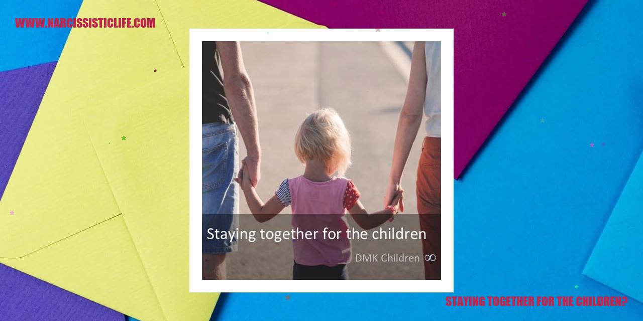 Staying Together for the Children?